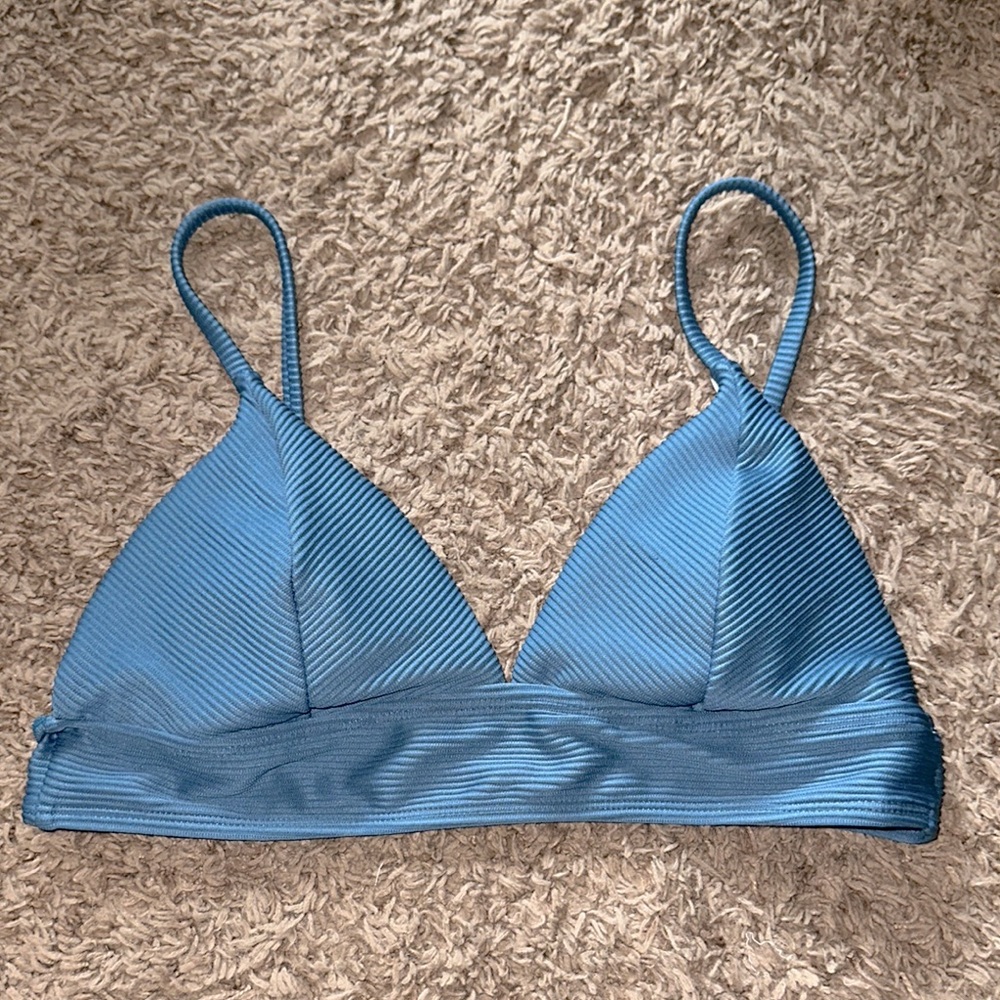 Cupshe ribbed longline bikini top